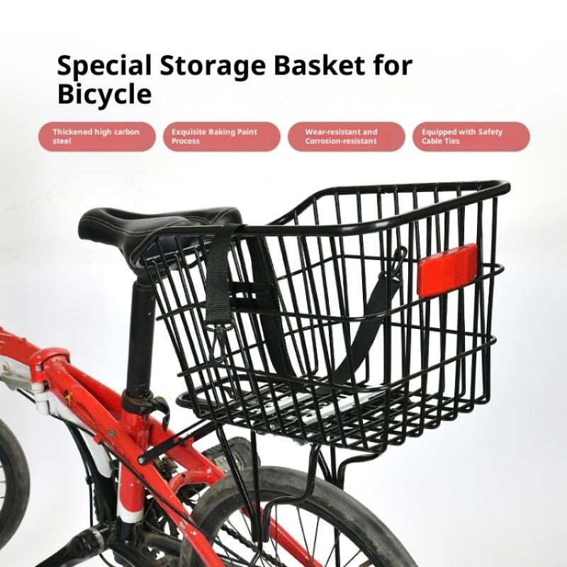 Cycling Gear Shelf - Panier arrière de vélo avec feu