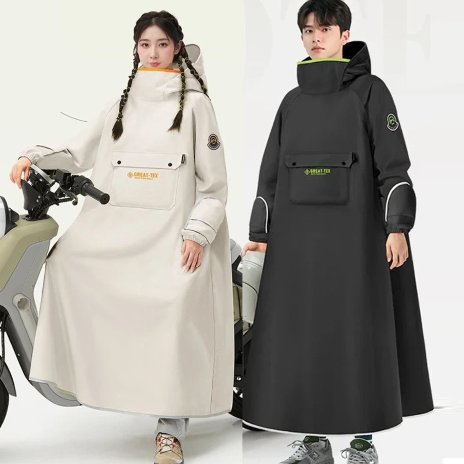 Cycling Gear Rain - Poncho imperméable pour le cyclisme, veste