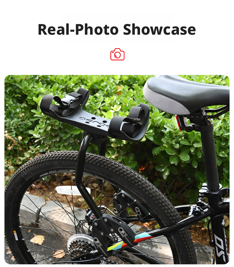Cycling Gear Shelf - Support de porte-bagages arrière de vélo
