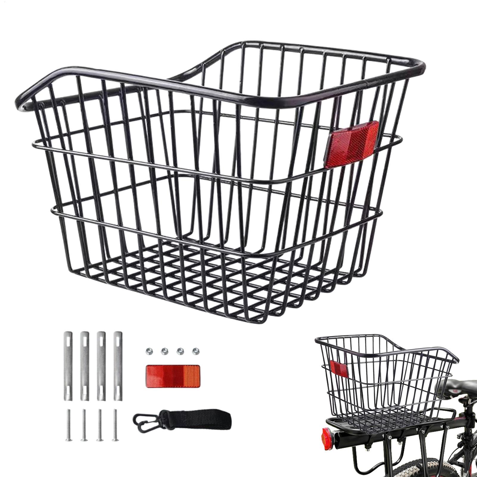 Cycling Gear Shelf - Panier arrière en métal pour VTT,