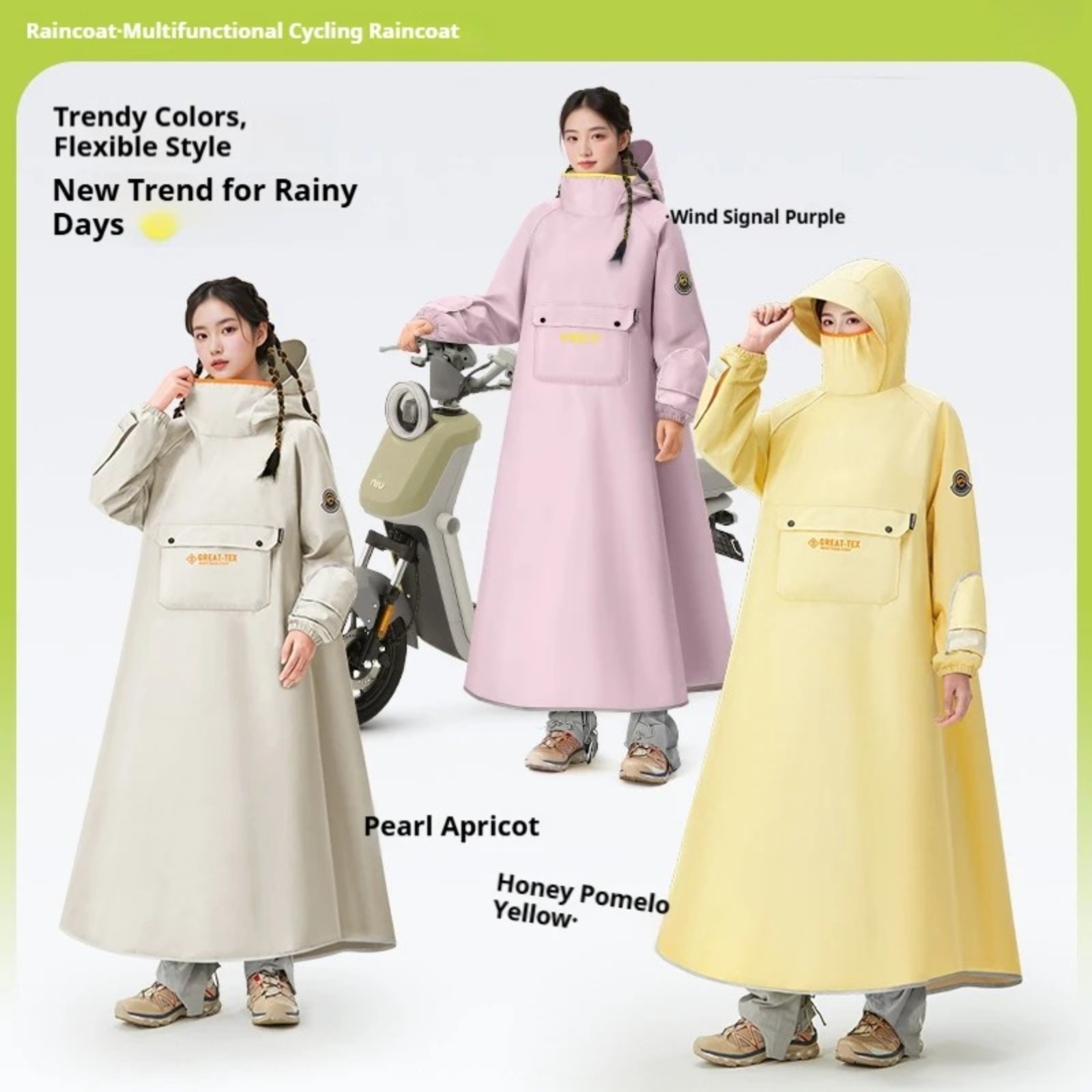 Poncho imperméable pour le cyc - Cycling Gear Rain avis et prix
